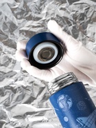 Термос с термометром РОСКОСМОС х ONLYTOP, 500 мл, синий - фото 35991344