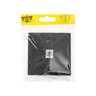 Розетка телевизионная TOT Matte Glass, стекло, скрытая, одноместная, чёрная - Фото 5