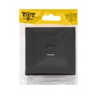 Розетка TOT Matte Glass, 5 В, 2.1 A, разъёмы USB-A + USB-C, стекло, скрытая, чёрная - Фото 5