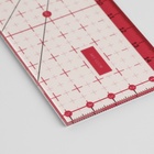 Линейка для квилтинга и пэчворка, 15×5 см, розовая - Фото 2