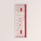 Линейка для квилтинга и пэчворка, 15×5 см, розовая - Фото 3