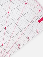 Линейка для квилтинга и пэчворка, с отверстиями, 30×30 см, розовая - Фото 4