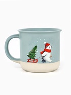 Кружка новогодняя керамическая «Мишка», 400 мл, ручная работа - Фото 2