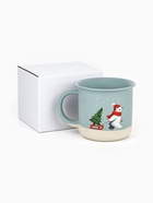 Кружка новогодняя керамическая «Мишка», 400 мл, ручная работа - Фото 7