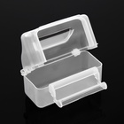 Кормушка для птиц, 11.5×5.2×9.2 см, внешняя, матовый пластик, прозрачная - Фото 7