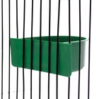 Кормушка для птиц 10.6×8.3×3.6 см, зелёная - Фото 4