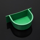 Кормушка для птиц 10.6×8.3×3.6 см, зелёная - Фото 7