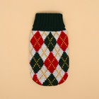 Свитер для животных «Шахматы», XS (ДС 17, ОШ 17, ОГ 23-37 см) - Фото 9