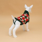 Свитер для животных «Шахматы», S (ДС 23, ОШ 23, ОГ 26-45 см) - Фото 3