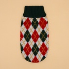 Свитер для животных «Шахматы», S (ДС 23, ОШ 23, ОГ 26-45 см) - Фото 9