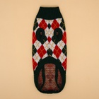 Свитер для животных «Шахматы», 2XL (ДС 34, ОШ 34, ОГ 32-51 см) - Фото 10