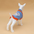 Свитер для животных «Зайка», размер M, ДС 26, ОШ 26, ОГ 28-46 см, голубой - Фото 3