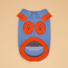 Свитер для животных «Зайка», размер M, ДС 26, ОШ 26, ОГ 28-46 см, голубой - Фото 9