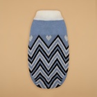 Свитер для животных «Волна», размер 2XL, ДС 34, ОШ 34, ОГ 32-51 см, голубой - Фото 8