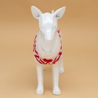 Свитер для животных ILOVEYOU, размер XS, ДС 17, ОШ 17, ОГ 23-37 см, белый, красный - Фото 5