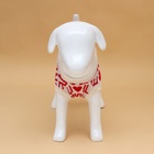 Свитер для животных ILOVEYOU, размер XL, ДС 34, ОШ 34, ОГ 32-51 см, белый, красный - Фото 5