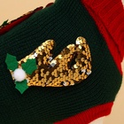 Свитер для животных «Рога удачи», размер XL (ДС 40 см, ОШ 34, ОГ 32-51), зелёный - Фото 8