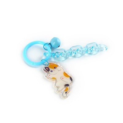 Брелок для ключей детский, обвес на сумку «Котик», 10×2.7 см