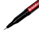 Маркер - лайнер перманентный ErichKrause FP-50, 0.6 мм, чернила на спиртовой основе, светостойкие и водостойкие, для любых поверхностей, чёрный - Фото 11