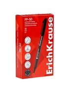 Маркер - лайнер перманентный ErichKrause FP-50, 0.6 мм, чернила на спиртовой основе, светостойкие и водостойкие, для любых поверхностей, чёрный - Фото 13