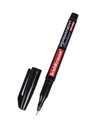 Маркер - лайнер перманентный ErichKrause FP-50, 0.6 мм, чернила на спиртовой основе, светостойкие и водостойкие, для любых поверхностей, чёрный - Фото 14