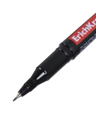 Маркер - лайнер перманентный ErichKrause FP-50, 0.6 мм, чернила на спиртовой основе, светостойкие и водостойкие, для любых поверхностей, чёрный - Фото 16