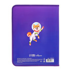 Папка-портфолио А4 «Астронавт», Calligrata TOP, твердая обложка, на кольцах, молния вокруг, для школьника, 1 файл, 8 вкладышей - Фото 17