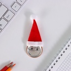 Значок новогодний закатной с колпаком d=35 мм «Олень» 6.5×11 см - Фото 5