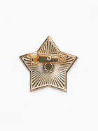 Значок «Звезда Серп и молот», 2.5 см, цвет красный в золоте - Фото 4