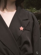 Значок «Звезда Серп и молот», 2.5 см, цвет красный в золоте - Фото 6