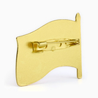 Значок «Флаг 9 мая», 3×2.5 см, цвет красный в золоте - Фото 3