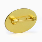 Значок овальный «Отечественная война с Георгиевской лентой», 2.5 см, цветной в золоте - Фото 2