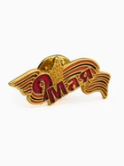 Значок «9 мая», 3 см, цветной в золоте - Фото 1