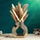 Ваза «Милли», 19×19×19 см, керамика, золотистая - Фото 4