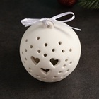 Фигурка светящаяся TAKE IT EASY «Шар с сердечками», 7×7×7.5 см - Фото 3