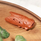 Фигурка для чайной церемонии TAKE IT EASY «Певчая цикада», свистулька, керамика, 7.5×2.5×3.5 см - Фото 2