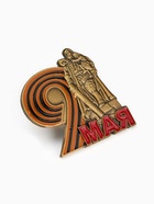 Значок «9 мая» 3 см, цветной в золоте - Фото 3