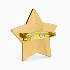 Значок «Октябренок», 3×3 см, красно-белый в золоте - Фото 2