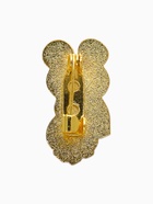 Значок «Олимпийский медвежонок», 2.4 см, чёрно-белый в золоте - Фото 3