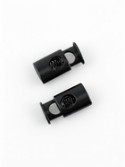 Фиксатор для шнура, d=5 мм, 10×20 мм, 5 шт., чёрный - Фото 2