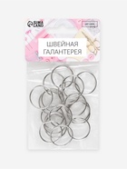 Кольцо для бретелей, металлическое, 20 мм, 20 шт., цвет серебряный 10665469