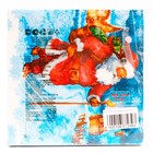 Салфетки новогодние бумажные «Дед Мороз» 3 слоя, 33×33 см, 20 шт. - Фото 4