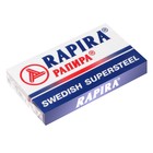 Сменные лезвия классические  Rapira "Суперсталь", 20 шт по 5 лезвий - фото 25614607