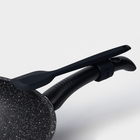 Лопатки силиконовые кухонные, с магнитным держателем, 2 шт, цвет чёрный - Фото 10