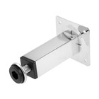 Опора квадратная OKV001CR ТУНДРА, d=25×25 мм, H=100 мм, цвет хром, 4 шт. TMP 10785918 - фото 13194140