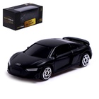 Машина металлическая AUDI R8 COUPE, 1:64, цвет черный матовый, уценка - Фото 1