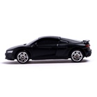 Машина металлическая AUDI R8 COUPE, 1:64, цвет черный матовый, уценка - Фото 2