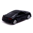 Машина металлическая AUDI R8 COUPE, 1:64, цвет черный матовый, уценка - Фото 3