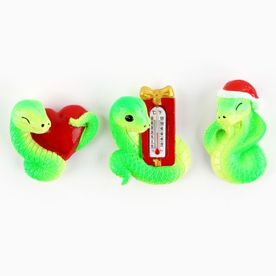 Магниты «Новогодний микс» , 5,5 х 4,8 см