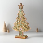 Фигурка полистоун «Ёлочка пряничная с узорами из глазури», 18.5×7×30.5 см - Фото 2